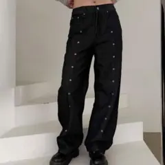 00s archive ワイドパンツ 黒