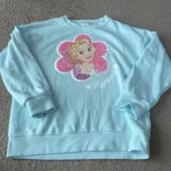Disney Princess ラプンツェル トレーナー 120 スパンコール