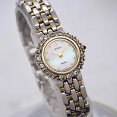 RADO ラドー　レディース　腕時計 ラインストーンベゼル コンビ　動作良好 RADO ラドー レディース 腕時計 ラインストーンベゼル コンビ 動作良好