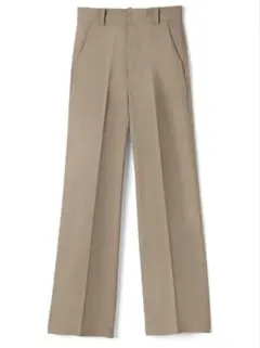 GRL センタープレスストレートパンツ [ai07] ベージュ
