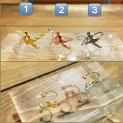 金属アレルギー対応☆ティンカーベルイヤーカフ