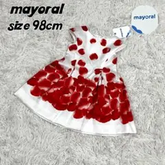 【a1417】マヨラル 新品 花柄 花びら 派手 パーティー ワンピース ドレスのサムネイル