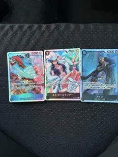 ワンピースカード　ジンベエ　ミスオールサンデー　クザン　SR