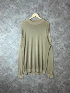 ヴィンテージ 90s BARACUTA コットンシルク モックネック ニットのサムネイル