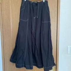 niko and ... ブラックフレアスカート Lサイズ