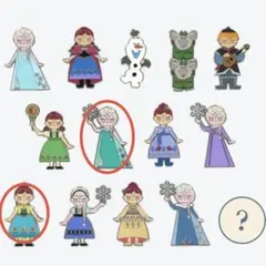 ディズニー アナ雪 ピンバッジ