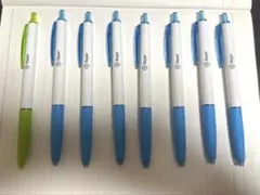 【ほぼ未使用】黒ボールペン 8本セット