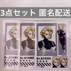 Dr.STONE まるくじ　スタンリーセット ドクターストーン まるくじ 読書の秋 ゼノ スタンリー 丸型 缶バッジ