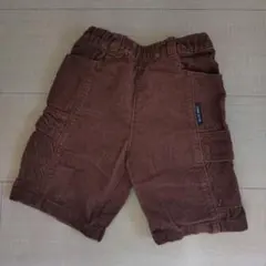 【コムサイズム ベビーキッズコーデュロイ半ズボン 100cm】