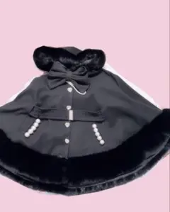 MA*RS ケープコート ポンチョ 黒