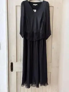 LAURA ASHLEY ブラックワンピースドレス　7