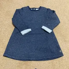 プチバトー　スウェットワンピース　24m
