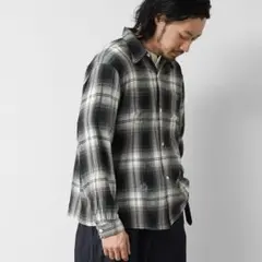 BOWWOW / REMADE RAYON PLAID SHIRT AGEDのサムネイル