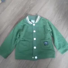 緑色スウェットジャケット