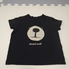 mont-bell クマの顔 Tシャツ 黒