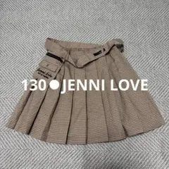 JENNI love チェック柄プリーツスカート