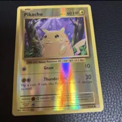 ピカチュウ かじる ポケモンカード Pikachu ホログラフィック - メルカリ