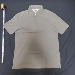 UNIQLO エアリズムコットンカノコポロシャツ M ライトブルー