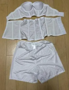 ブライダルインナー 3点セット ホワイト【B75】【M】