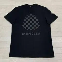 〔極美品〕モンクレール　プリントロゴ　XL ブラック　Tシャツ　5S389