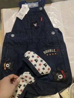 ミキハウス　オーバーオール　新品