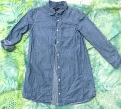 GAP kisロングシャツワンピース 130