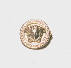 希少★VERSACE ヴェルサーチ メデューサ ゴールドラペルボタンピンバッジのサムネイル