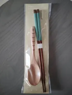 木製　箸＆スプーンのセット