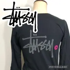 ステューシー カットソー◎ロンT Tシャツ デカロゴ STUSSY スウェットのサムネイル
