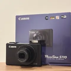 【箱付き美品】Canon PowerShot S110 ブラック デジタルカメラ