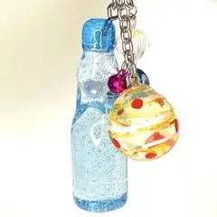5 キラキラ☆ラムネとヨーヨーのキーホルダー