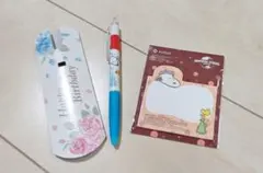 スヌーピー ボールペン メモ帳 セット受け