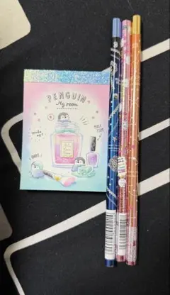 メモ帳、鉛筆セット