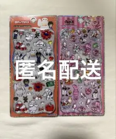 ディズニー ベイマックス 不思議の国のアリス プチドロップステッカー　正規品