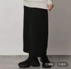 LAKOLE 裏起毛ジョーゼットスカート フリーサイズ