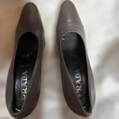 PRADA ブラウン ハイヒール 37.5
