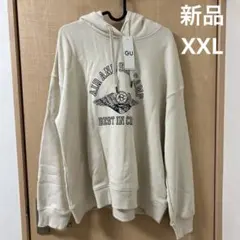 新品 GU ロゴ スウェットパーカー ビッグサイズ　XXL