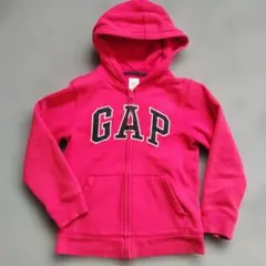 GAP 赤 ジップアップパーカー　120cm