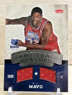 O.J. Mayo Fleer Throwback jersey