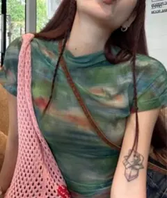 marble green topのサムネイル