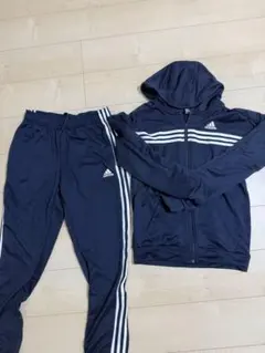 adidas ジャージ上下セット ネイビー Mサイズ　美品
