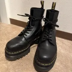 ドクターマーチン 厚底 ブラック ブーツ 正規品