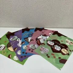 ちいかわ　バレンタイン ロッテ LOTTE クリアファイル 5枚セット