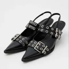 SLY【LIMITED ITEM】POINTED TOE BELTED サンダルのサムネイル