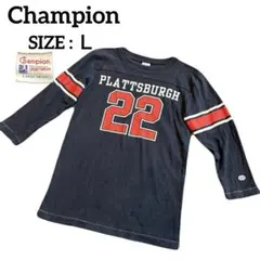 Champion チャンピオン　ランタグ　復刻　フットボールシャツ　アメカジ　Ｌ
