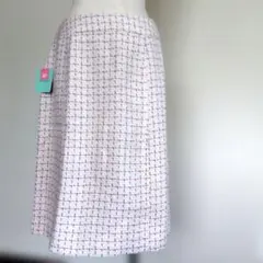 新品タグ付き　秋冬ツイード膝丈スカート/67