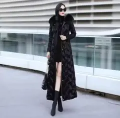 【新品タグ付き】アリエク　ダウンジャケット　ロングダウン　レディース　韓国　M