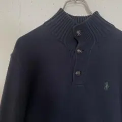 さ*様 PoloRalphLauren ハーフボタン　コットン100%ニット　サ
