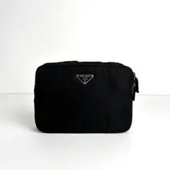 PRADA プラダ メイクポーチ マルチケース 小物入れ トライアングルロゴ
