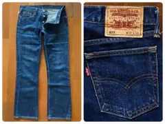 ★廃盤！Levi's577 リーバイス 濃インディゴ ブーツカットデニム W32